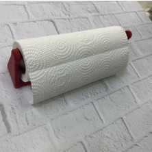 isiltikidsmoda Kırmızı Peçete Tutucu Duvara Monte Pratik Kağıt Havlu Askısı - Lisinya