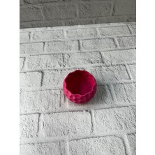 isiltikidsmoda Küçük Boy Mor Saksı 5 cm Şık ve Minimal Dekoratif Tasarım - Lisinya