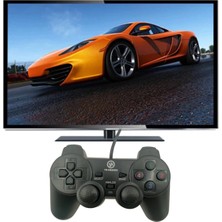 Çift Titreşimli USB Kablolu Oyun Kolu Pc Uyumlu Vibration Gamepad