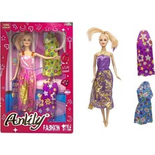 isiltikidsmoda Anlily Yedek Elbiseli Bebek Seti - 02252 (Lisinya)
