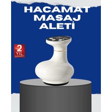 Masa Dostu USB Şarjlı 3 Fonksiyonlu Masaj Aleti Kupa Terapisi ve Gua Sha Tdms-07