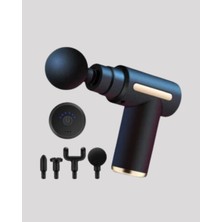 isiltikidsmoda Profesyonel Masaj Tabancası 6 Kademeli Derin Kas Terapisi 4 Başlıklı Şarjlı Sessiz Motor - Lisinya