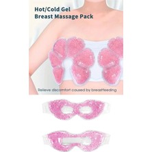 isiltikidsmoda Sıcak Soğuk Göğüs Pedi 2’li ve Jel Boncuklu Göz Maskesi Seti – Emziren Anneler Için ( Lisinya )