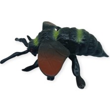 isiltikidsmoda Böcek Figürleri - Gerçekçi Figür - Yeşil Yaban Arısı 10 cm (Lisinya)