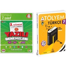 Tonguç Akademi 7. Sınıf Yazılı Denemeleri 2. Dönem 1 ve 2. Yazılı ve Arı Yayıncılık 7. Sınıf Türkçe Atölyem Türkçemino