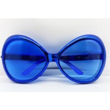 Mavi Renk Yeşilçam Nostalji 80LI Yıllar 90LI Yıllar Parti Gözlüğü 7X16 cm