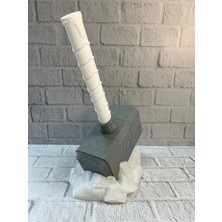 Thor Çekici Dekoratif Figür Mitolojik ve Fantastik Ev Aksesuarı 20X34 cm