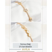 Sonsuzluk + Yıldız 2’li Kadın Bileklik Seti