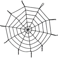 1,50 Metre Siyah Dev Örümcek Ağı Dekoru