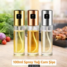 SOLMIA HOME 100 ml Sprey Yağ Şişesi Cam Yağdanlık – Zeytinyağı, Sirke, Limon ve Sos Sprey Şişesi – Airfryer, Diyet ve Mutfak Için Yağ Spreyi (3 Renk Seçenekli)