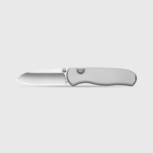 Kizer Drop Bear® Zero | Button Liner Lock™ | M390 + Satin + Hollow Grind | Alumium | Kizerb™ 3619BDA4