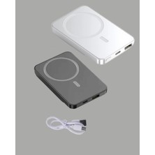 Aydogan's Manyetik ve Hızlı Kablosuz Şarj Güç Bankası Powerbank