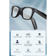 Pro Max Akıllı Gözlük Kameralı Yapay Zeka,müzik Dinleme,telefon ile Konuşma Bluetooth