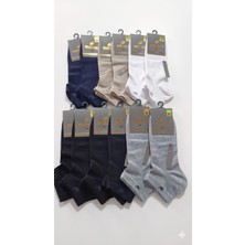 Mısırlı; Bambu Erkek Patik Çorabı; Asorti 12'li Kutu, Mevsimlik