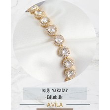 Vıp Daire Baget Işıltı Kadın Bileklik