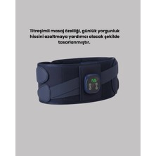 Titreşimli Masajlı Bel Kemeri Sessiz Çalışma 100 cm Bel Uyumlu