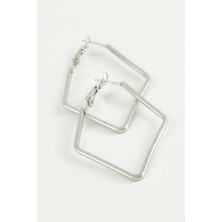 Ronanna Dörtgen Halka Küpe 7,5 cm