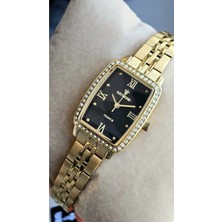 Raymond Kadın Kol Saati Ggold-Bk  Çelik Kordon