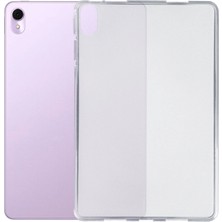 Forzacase Huawei Matepad 11.5 Inch ile Uyumlu Silikon Kılıf Buzlu Şeffaf - FC013