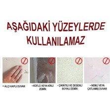 60 Parça Çok Amaçlı Çift Taraflı Bant 1 cm x 4,5 cm