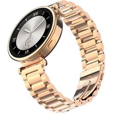 Kordify Huawei Watch Gt6 41 mm / Gt5 Pro 42 mm / Gt5 41 mm / Gt4 41 mm Uyumlu 18 mm Paslanmaz Çelik Klasik Saat Kordonu – Şık & Dayanıklı Metal Kayış