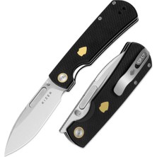Kizer Retro | Nitro-V | G10 & Brass | Kizerv™ 4726A2