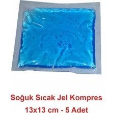 Eco Lounge 5 Adet Soğuk Sıcak Jel Kompres Termojel Soğuk Sıcak Kullanıma Uygun 5li Jel Kompres
