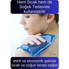 Eco Lounge 5'li Avantaj Küçük Boy Soğuk Sıcak Kompres Buz Jel Termojel El Ayak Diz Ağrı Tekrar Kullanılabilir