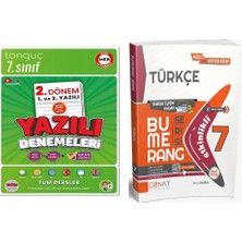 Tonguç Akademi 7. Sınıf Yazılı Denemeleri 2. Dönem 1 ve 2. Yazılı ve Günay Yayınları 7. Sınıf Türkçe Etkinlikli Bumerang Serisi
