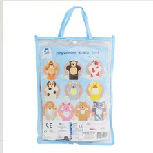 Eco Lounge AND-5002 Hayvanlar Kukla Seti 10'lu