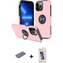 Cepte Toptan iPhone 13 Pro Max Odak Form Prime - Siyah Joko 5d Cam + Sarı Renkli Kamera Lens Koruma Cam