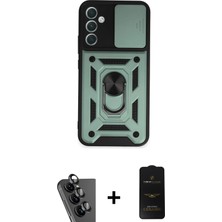 Cepte Toptan Galaxy A34 5g Ahenk Klasik - Siyah 6d Antistatik Mat Seramik Hayalet Nano Ekran Koruyucu + Siyah Valdez Metal Kamera Lens