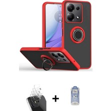 BUTİMAR'S Redmi Note 13 Pro 4g Yörünge Çizgi - Siyah Joko Magic 5d Cam + Şeffaf Kamera Lens Koruma Cam