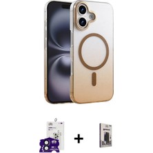 Cepte Toptan iPhone 16 Ahenk Doku Özel Seri - Siyah Bilvis Hayalet Cam Ekran Koruyucu + Siyah Bilvis Titan Kamera Lens
