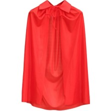 Eco Lounge Kırmızı Renk Yakalı Pelerin Çocuk Boy 90 cm