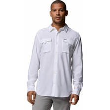 Columbia Silver Ridge Utility II Erkek Uzun Kollu Gömlek Beyaz Renk M Beden Outdoor Kullanım İçin