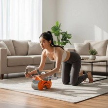 Dijital Sayaçlı Çek-Bırak Mekik Aleti – Karın ve Core Güçlendirici Evde Spor Aleti