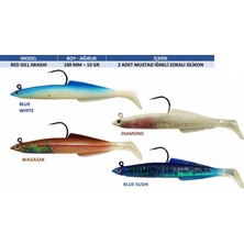 Red Gill Iwashı 10 cm 10 gr Silikon Yem (2 Adet)