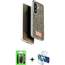 BUTİMAR'S Galaxy A17 5g Vadi Klasik Serisi - Siyah 3D Antistatik Seramik Nano Ekran Koruyucu + Siyah Raze Metal Kamera Lens