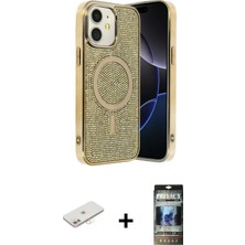 Cepte Toptan iPhone 11 Eksen Çizgi - Siyah 34D Hayalet Izgaralı Cam + Yeşil Renkli Kamera Lens Koruma Cam