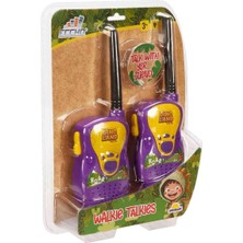 Özssay Eccho Dinozor 6055 Temalı Walkie Talkie Telsiz Seti 2 Adet 9V Eğlenceli İletişim Aracı