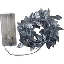 3 Metre Yaldızlı Gümüş LED Işık