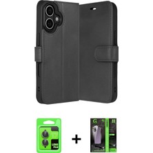 Cepte Toptan iPhone 17 Siluet Işık Serisi - Şeffaf 360 Full Body Arka Koruyucu + Gri Raze Metal Kamera Lens