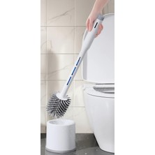 Silikon Deterjan Hazneli Esnek Tuvalet Fırçası Banyo Temizlik Ürünü