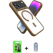 Cepte Toptan iPhone 17 Pro Nova Yansıma Serisi - Siyah Joko Magic 5d Cam + Gümüş Raze Metal Kamera Lens