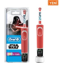 Oral-B Çocuklar İçin Pembe Şarj Edilebilir Diş Fırçası D100 Star Wars Serisi Ekstra Yumuşak Kıllar
