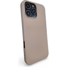 Epro iPhone 16 Pro Max Uyumlu Kamera Koruma Çıkıntılı Içi Kadife Yüksek Kalite Esnek Silikon Kılıf
