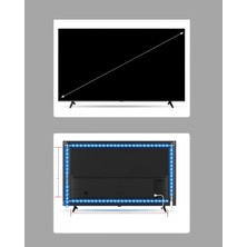 Tv Arkası LED Şerit Işık Otomatik Açma Kapama Özellikli 2mt