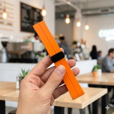 Ithink Original Accessories Ithink Silikon Mıknatıslı Kordon Pim Girişli Akıllı Saat Uyumlu