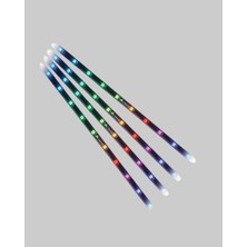 LED Meteor Yağmur Işığı 10 Adet Çubuk Kayan Yıldız Efektli